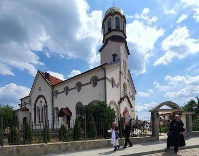 Małko Tyrnovo - poświęcenie cerkwi